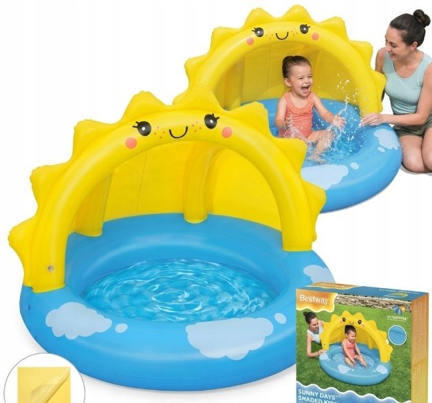 Bestway BASEN DMUCHANY 101CM BRODZIK DLA DZIECI OGRODOWY BASENIK XXL