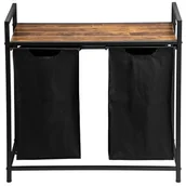 Kosze na bieliznę - Kosz na pranie GOCKOWIAK Artus 76L Czarny - miniaturka - grafika 1