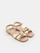 Buty dla dziewczynek - Sinsay - Sandały - złoty - miniaturka - grafika 1