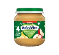 Desery dla dzieci - BoboVita deserek w słoiczku po 4 miesiącu Delikatne Jabłka z Bananem 130 g - miniaturka - grafika 1