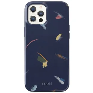 Uniq UNIQ etui Coehl Reverie iPhone 12/12 Pro 6,1" niebieski/prussian blue - Etui i futerały do telefonów - miniaturka - grafika 1