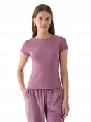 Koszulki i topy damskie - Damska koszulka 4F TSHF2300 różowy 53S S - miniaturka - grafika 1