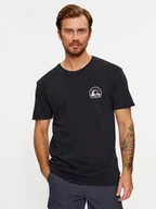 Koszulki męskie - Quiksilver T-Shirt Cleancircle EQYZT07491 Czarny Regular Fit - miniaturka - grafika 1