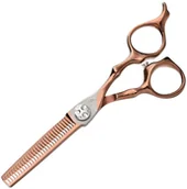 Nożyczki fryzjerskie - WOLF Degażowki nożyczki praworęczne 5,5 Gox offset fryzjerskie do strzyżenia włosów do salonu linia Professional - miniaturka - grafika 1