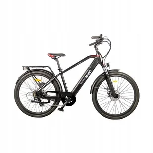 Rower elektryczny Trekkingowy NASA USA Mimas E-BIKE 27,5" Czarny 468wh - Rowery elektryczne - miniaturka - grafika 1