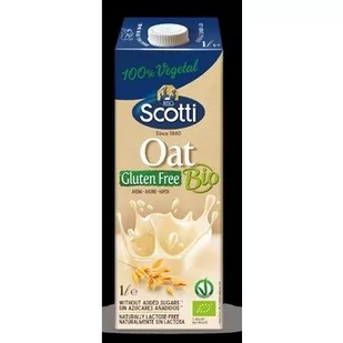 Riso Scotti Napój owsiany bezglutenowy Oat Glutenfree 1 l Bio - Napoje roślinne - miniaturka - grafika 1