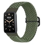 Akcesoria do smartwatchy - Opaska pasek bransoletka NYLON LOOP Xiaomi Mi Band 7 PRO zielona - miniaturka - grafika 1