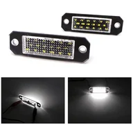 Oświetlenie samochodowe - akcesoria - VW lampki tablicy rejestracyjnej LED 2x550lm, zestaw 2szt Caddy, Passat, Touran, Transporter - miniaturka - grafika 1