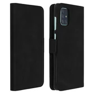 Etui i futerały do telefonów - Etui Stand Folio z miejscem na karty Samsung Galaxy A71 - czarne - miniaturka - grafika 1
