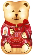 Bombonierki i czekoladki - Lindt, Kalendarz adwentowy Teddy 3D z breloczkiem 146g - miniaturka - grafika 1