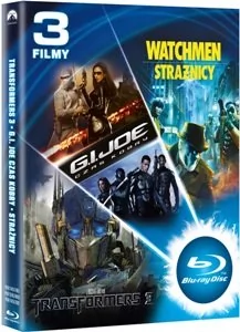 Transformers 3 G.I Joe Czas Kobry Watchmen Blu-Ray) Michael Bay Zack Snyder Stephen Sommers - Pozostałe filmy Blu-Ray - miniaturka - grafika 1