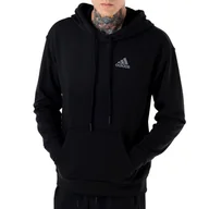Bluzy sportowe męskie - Bluza adidas Clubhouse Tennis Hoodie HK6468 - czarna - Adidas - miniaturka - grafika 1