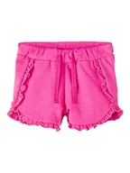 Spodenki damskie - NAME IT Dziewczęce szorty Nmfdodo Light Sweat, różowy, 116 cm - miniaturka - grafika 1