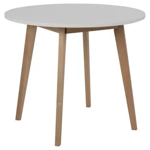 Actona Stół Obiadowy Do Jadalni Pomo 76X90X90 Biały - Stoły - miniaturka - grafika 1