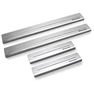 Nakładki progowe - Nakładki progowe do Volkswagen Golf VI 2009-2011 Kombi 5-drzwiowy - Long Line,Satyna - miniaturka - grafika 1