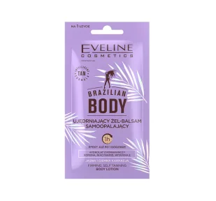 Eveline Cosmetics - BRAZILIAN BODY - Firming, Self Tanning Body Lotion - Ujędrniający żel - balsam samoopalający - Jasna i Ciemna karnacja - 12 ml - Samoopalacze - miniaturka - grafika 1