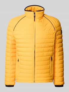 Kurtka pikowana ze stójką i kieszeniami zapinanymi na zamek błyskawiczny - Kurtki męskie - miniaturka - grafika 1