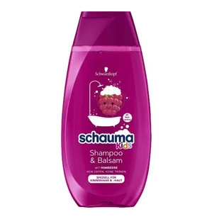 Schauma szampon i balsam dla dzieci o zapachu malinowym ph neutralne 250ml - Kosmetyki kąpielowe dla dzieci - miniaturka - grafika 1