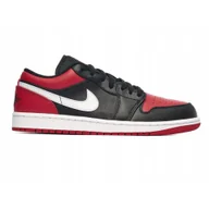 Buty trekkingowe męskie - Buty do koszykówki na co dzień męskie NIKE AIR JORDAN 1 LOW skóra - miniaturka - grafika 1
