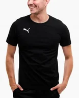 Koszulki męskie - Puma Koszulka Męska Bawełniana T-shirt Czarna Teamgoal R.m - miniaturka - grafika 1