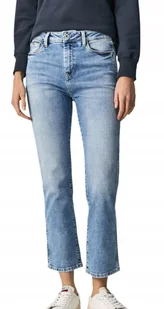 PEPE JEANS SPODNIE DAMSKIE JEANSOWE 7/8 33 P9O - Spodnie damskie - miniaturka - grafika 1