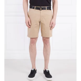 Calvin Klein Szorty + pasek MODERN TWILL | Slim Fit - Spodenki męskie - miniaturka - grafika 1