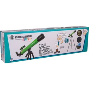 Bresser Teleskop BRESSER Junior Space Explorer 45/600 AZ Zielony - Teleskopy - miniaturka - grafika 1