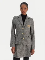 Marynarki i żakiety damskie - Tommy Hilfiger Marynarka WW0WW48786 Szary Slim Fit - miniaturka - grafika 1