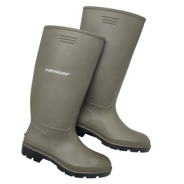 Kalosze Męskie Rolnicze Wysokie Dunlop Pricemastor Zielone 38