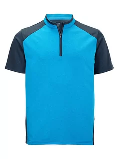 Koszulki sportowe męskie - Killtec Koszulka funkcyjna "Kos 38" w kolorze niebieskim - grafika 1
