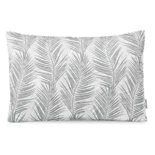 Poduszka dekoracyjna TROPICAL BONAIRE kolor szary liście drukowany styl nowoczesny do wewnątrz 50x70 ameliahome - CUS/AH/TROPICA - Poduszki dekoracyjne - miniaturka - grafika 1