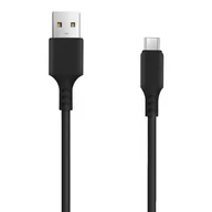 Kable USB - Kabel USB - microUSB SETTY New 2A 3 m Czarny - miniaturka - grafika 1