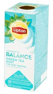 Lipton Zielona herbata Classic Green Tea Mint 25 kopert - Herbata - miniaturka - grafika 2