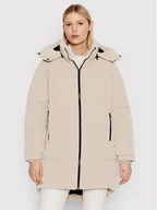 Kurtki damskie - Calvin Klein Jeans Kurtka zimowa J20J216873 Beżowy Oversize - miniaturka - grafika 1