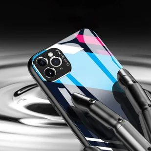 Color Glass Case etui pokrowiec nakładka ze szkła hartowanego z osłoną na aparat iPhone 11 Pro Max pattern 2 - Etui i futerały do telefonów - miniaturka - grafika 8
