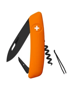 Swiza Scyzoryk D03 ALLBLACK Pomarańczowy - Scyzoryki - miniaturka - grafika 1