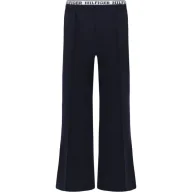 Spodnie sportowe damskie - Tommy Hilfiger Spodnie MONOTYPE TAPE WIDE LEG SWEATPANT | Regular Fit - miniaturka - grafika 1