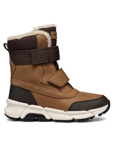 Geox Śniegowce J Flexyper Plus Boy J46LCF 0MEFU C6780 S Brązowy - Buty dla chłopców - miniaturka - grafika 1