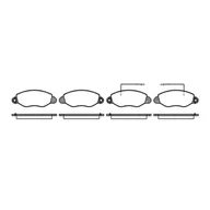 Klocki hamulcowe - Klocki hamulcowe - komplet ROADHOUSE 2772.22 - miniaturka - grafika 1