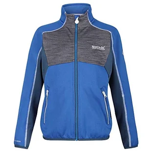 Regatta Dziecięca Oberon II' Extol kurtka elastyczna miękka skorupa, morska niebieska/szara pieczęć, 2XL - Kurtki i płaszcze dla dziewczynek - miniaturka - grafika 1