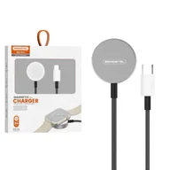 Akcesoria do smartwatchy - ŁADOWARKA BEZPRZEWODOWA SOMOSTEL DO APPLE WATCH CHARGING CABLE KABEL ZEGAREK USB-C SMS-ZB15 - miniaturka - grafika 1