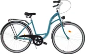 Rowery - Dallas Bike Rower Dallas City 26" 3spd - morski z czarnym - miniaturka - grafika 1
