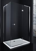 Kabiny prysznicowe - Atrium Kabina prysznicowa prostokątna 90x80 Napoli AP090+AC080 - miniaturka - grafika 1