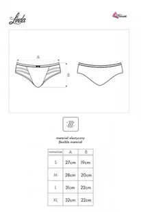 Figi Linda Biały (Rozmiar L) - Majtki damskie Figi Linda Biały (Rozmiar L) - Majtki damskie - miniaturka - grafika 3