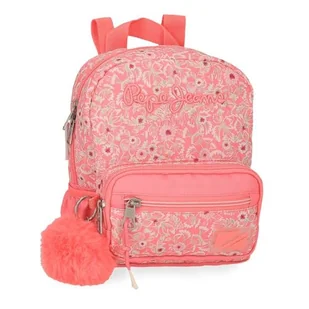 Pepe Jeans Nahid plecak na co dzień różowy 19 x 23 x 8 cm poliester by Joumma Bags, różowy, 25 x 32 x 12 cm, plecak na co dzień, Różowy, 25x32x12 cms, Plecak na co dzień - Plecaki - miniaturka - grafika 1