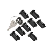 Akcesoria do bagażników dachowych - Zestaw zamków Atera Strada / Genio 8 identical locks + 2 keys - miniaturka - grafika 1
