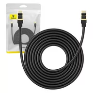 Kable miedziane - Kabel sieciowy kat. 8 Baseus Ethernet RJ45, 40Gbps, 8m (czarny) - miniaturka - grafika 1