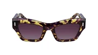 Okulary przeciwsłoneczne - Calvin Klein Damskie okulary przeciwsłoneczne CK23503S, fioletowa Hawana, jeden rozmiar, Fioletowy Havana, Rozmiar uniwersalny - miniaturka - grafika 1