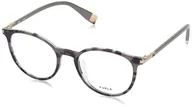 Okulary przeciwsłoneczne - Furla Damskie okulary przeciwsłoneczne Vfu591, Shiny Havana Blue, 48, Shiny Havana Blue - miniaturka - grafika 1