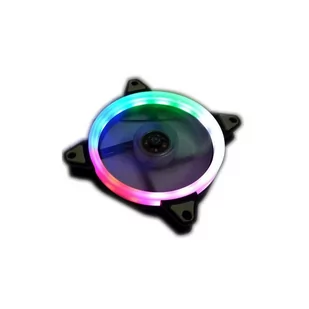 Rainbow Wentylator Rgb Ring Led 4pin Wtyczka Molex - Chłodzenie procesora - miniaturka - grafika 1